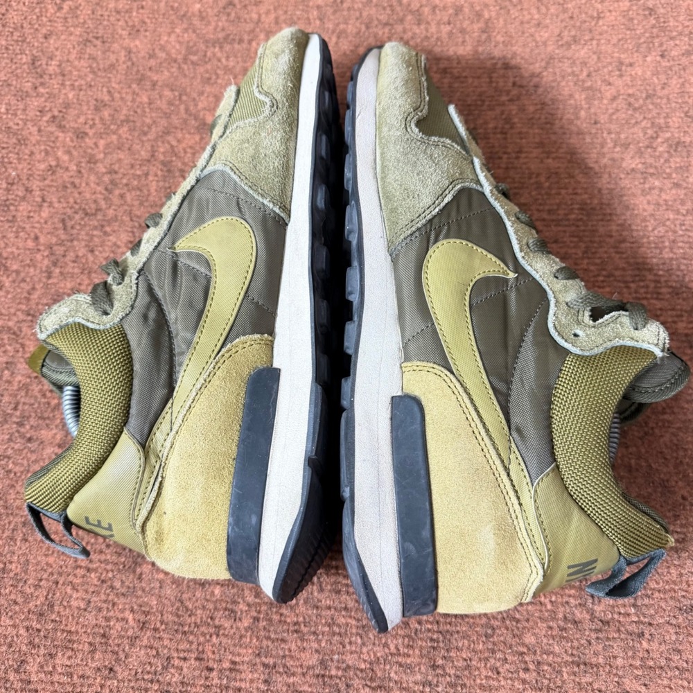 A- shoes Nike Internationalist Mid Olive Green Mens Sneakers 682844-303 Size 10 - Picture 8 of 12